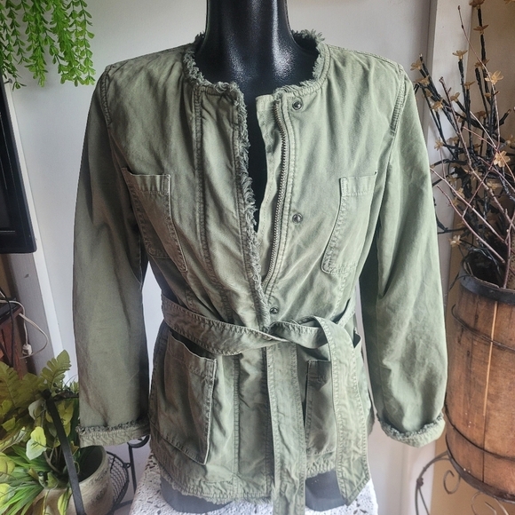 Banana Republic Olive Green Light Jacket S - Picture 1 of 7